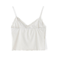 Fairycore Lace Vest Crop Top