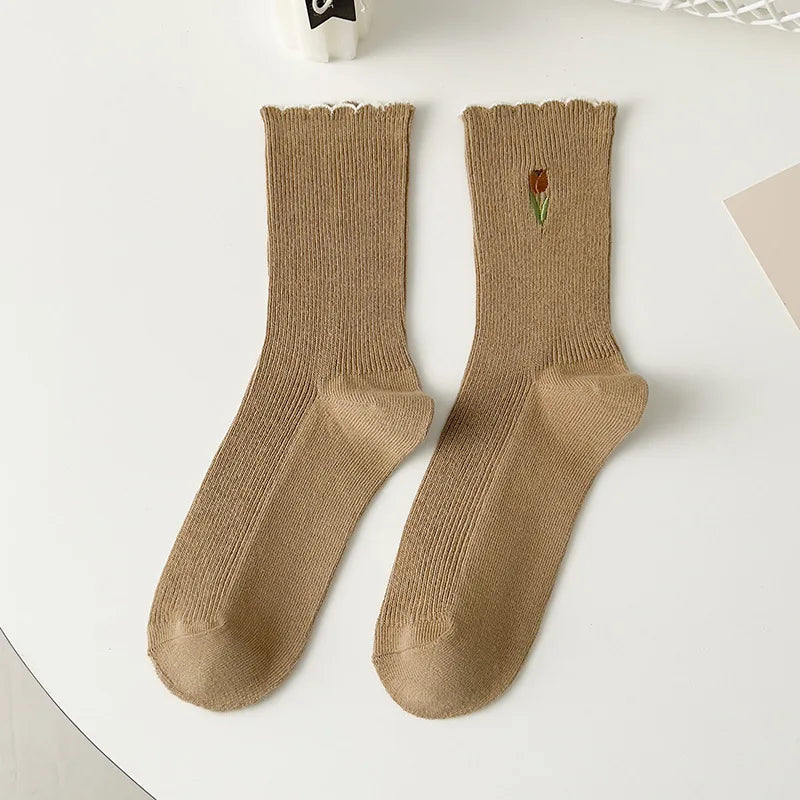 Autumn Embrace Crew Socks