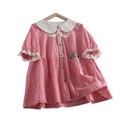 Cute gingham blouse