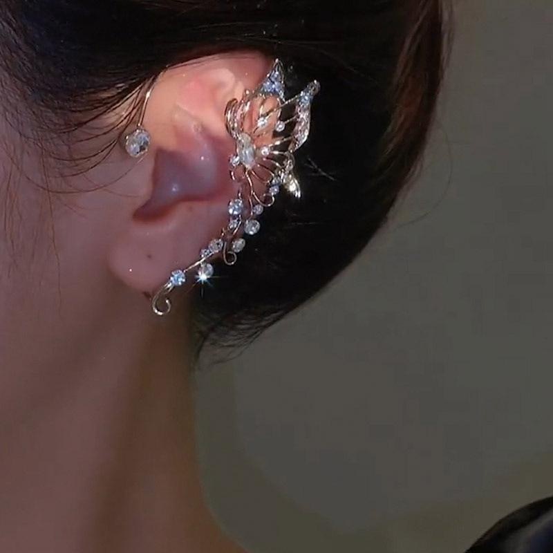 Fairycore Butterfly Ear Cuff Elf Earring