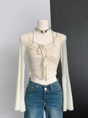 Fairy Beige crop top