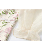 Blossom Blush Puff-Sleeve Top