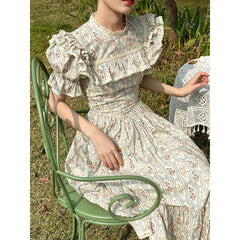 Floral A-Line Fashion Dress