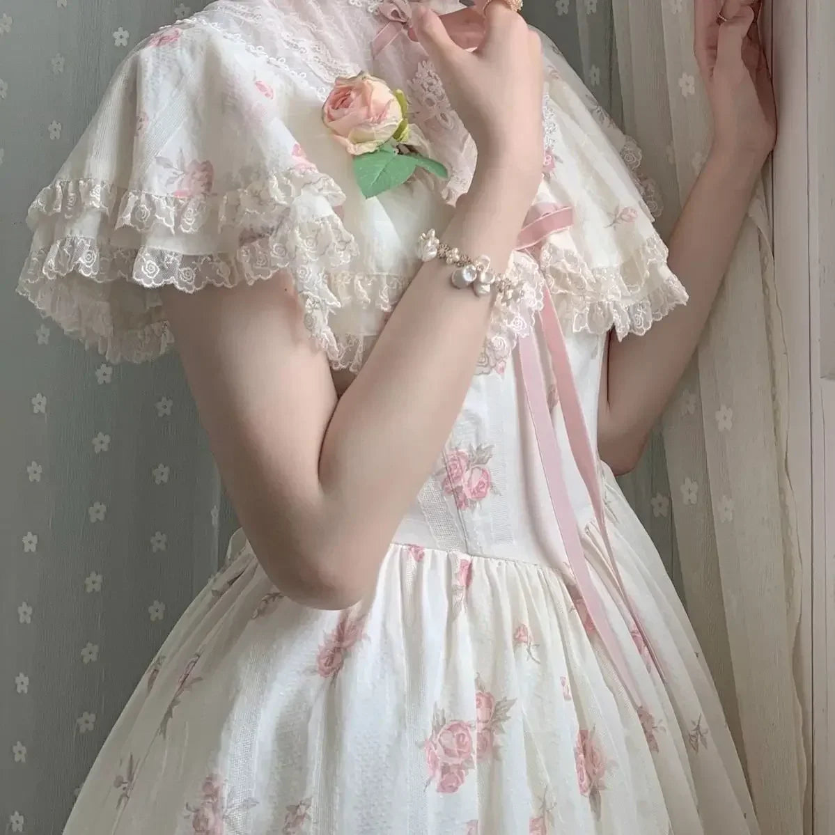 Blush Lace Whisper Dress
