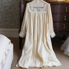 Fairy Lace Neck Victorian Night Dress