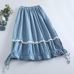 Boho Breeze Embroidered Skirts