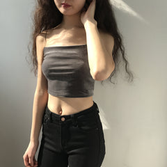 Velvet Cropped Cami