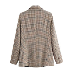 Bridget Plaid Blazer Jacket