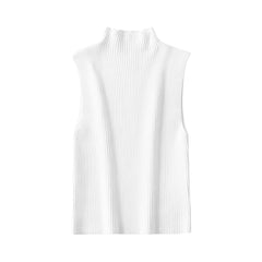 White Knit Tank Top