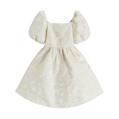 Ellison Floral Puff Sleeve Mini Dress