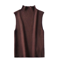 Espresso Brown Knit Tank Top