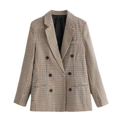 Bridget Plaid Blazer Jacket