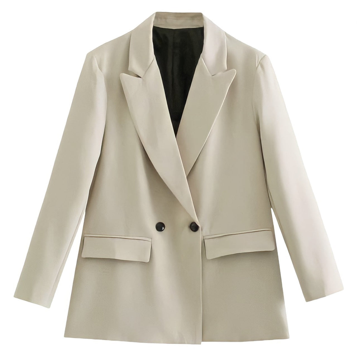 Light Beige Blazer Jacket