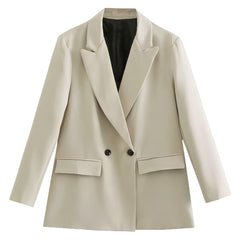 Light Beige Blazer Jacket