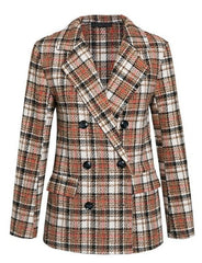 LOVELY PLAID BLAZER