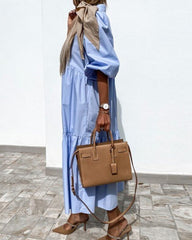 SARRA BUTTONED DRESS