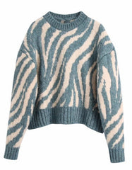 ADEL ZEBRA SWEATER