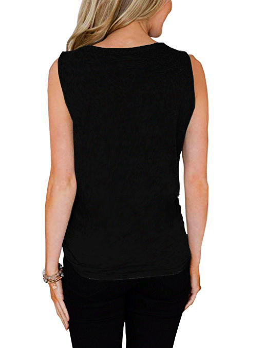 Fashion V neck Cardigan Vests