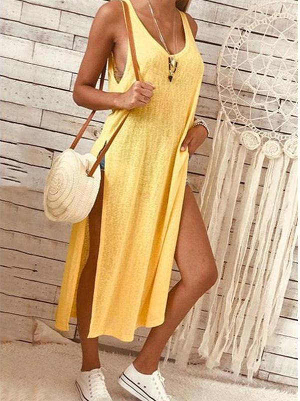 Fashion Vent Pure Maxi Dresses