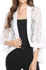 3/4 Sleeve Sheer Cardigan - Zeagoo (Us Only)