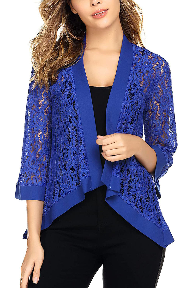 3/4 Sleeve Sheer Cardigan - Zeagoo (Us Only)