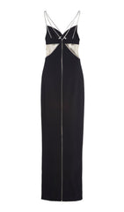 SLEEVELESS MAXI DRESS IN BLACK