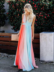 Fashion Women Skater Strapless Sexy Vacation Chiffon Dresses