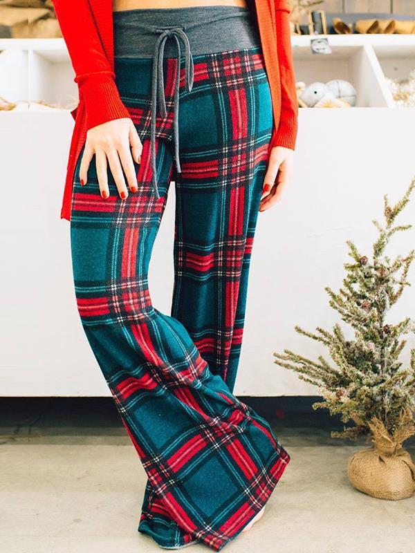 Fashionable loose fitting printed trousers Pants