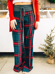 Fashionable loose fitting printed trousers Pants