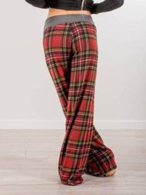 Fashionable loose fitting printed trousers Pants