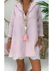 Fashion Wave Pot Plus Size Blouse