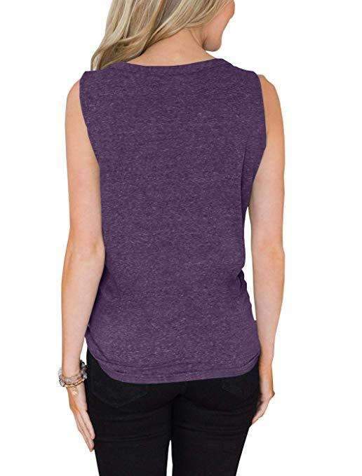 Fashion V neck Cardigan Vests