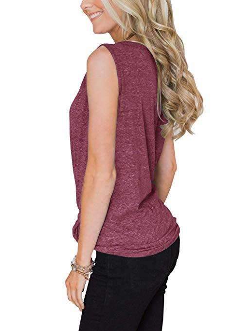 Fashion V neck Cardigan Vests