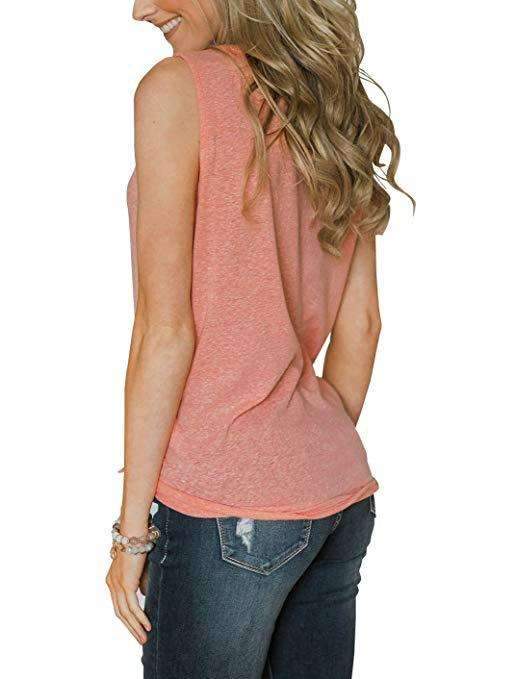 Fashion V neck Cardigan Vests