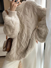 Oversized Cable Knit Sweater