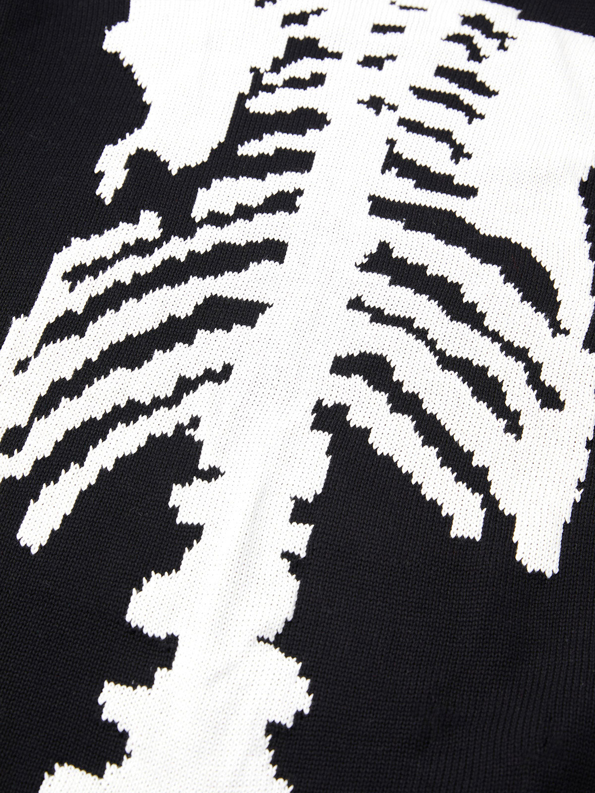 Oversized Skeleton Knit Sweater