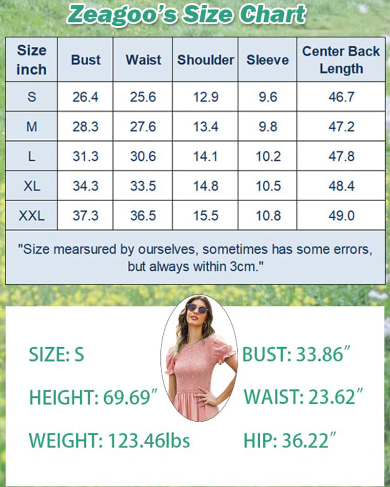 Boho Floral Print Vintage Maxi Dress - Zeagoo (Us Only)