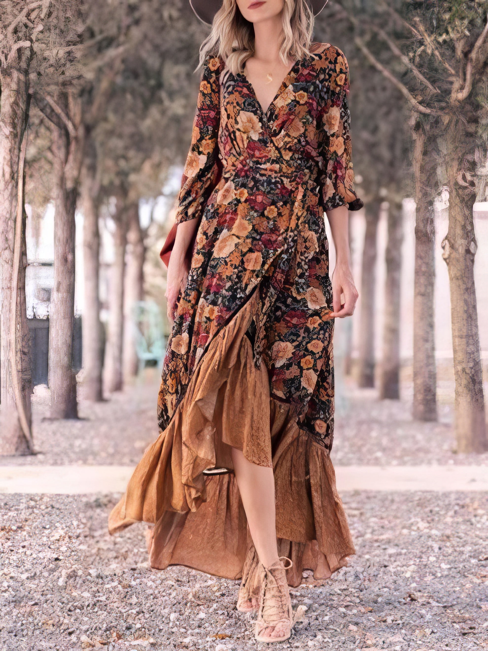 long sleeve ladies dresses Black Long Sleeve Midi Dress - 2X
