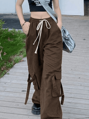 Vintage Cargo Pocket Straight Leg Pants