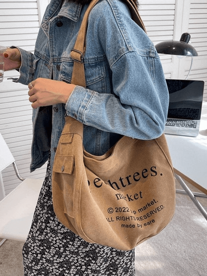 Vintage Logo Graphic Crossbody Bag