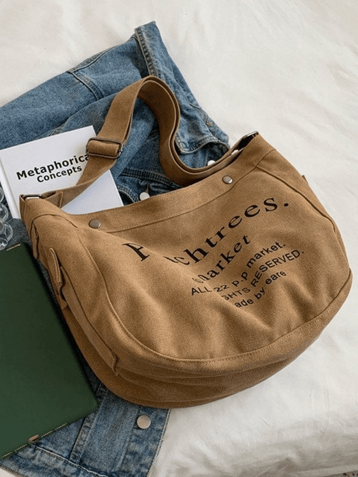 Vintage Logo Graphic Crossbody Bag