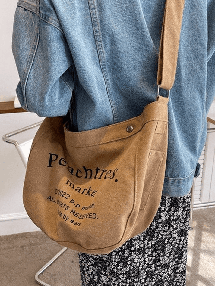 Vintage Logo Graphic Crossbody Bag