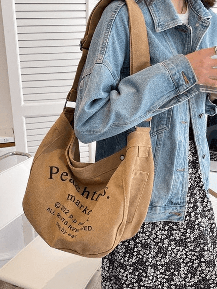 Vintage Logo Graphic Crossbody Bag