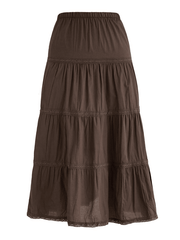 Vintage Tiered Midi Skirt